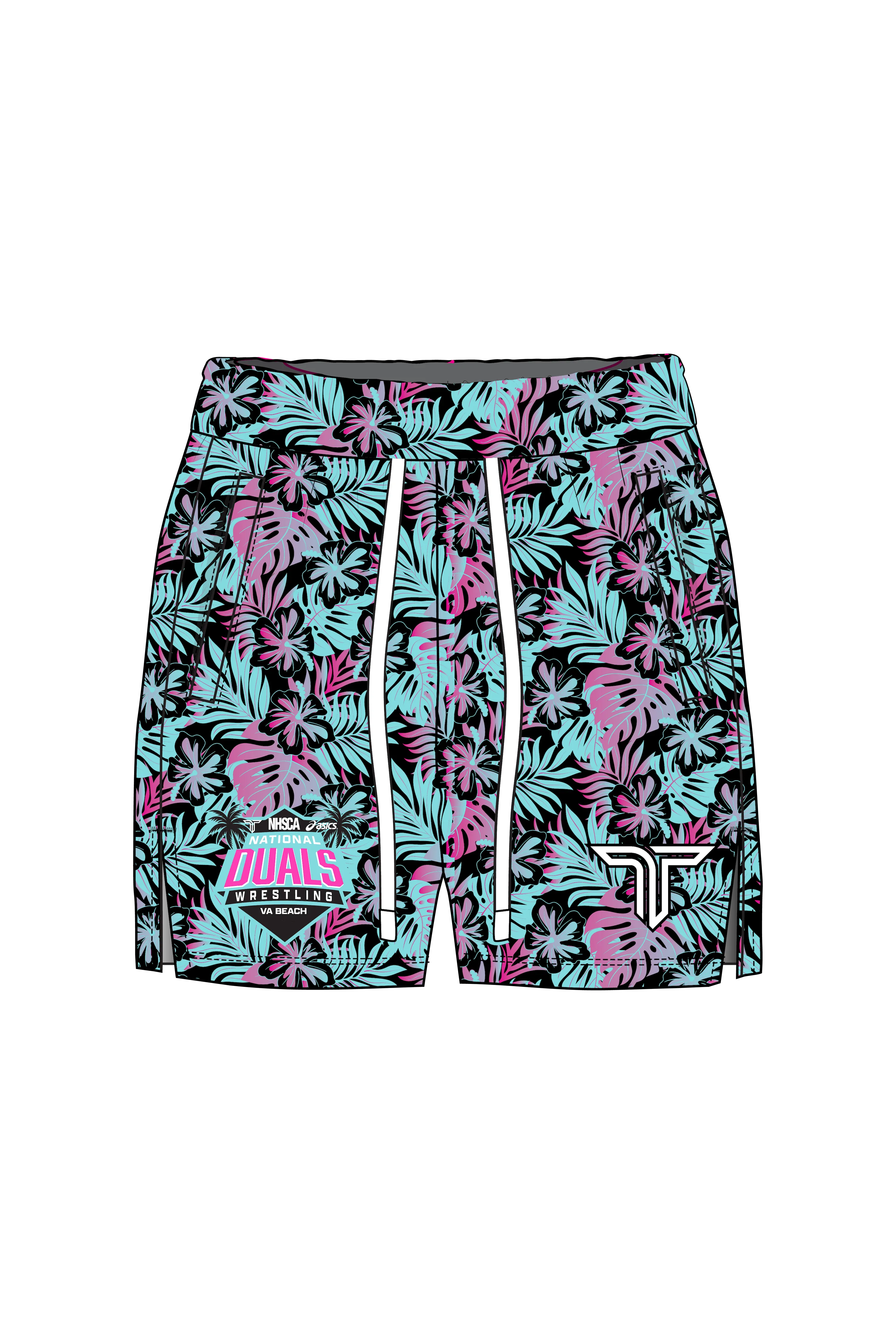 2025 NHSCA Duals Mesh Short - Black (5" Inseam)