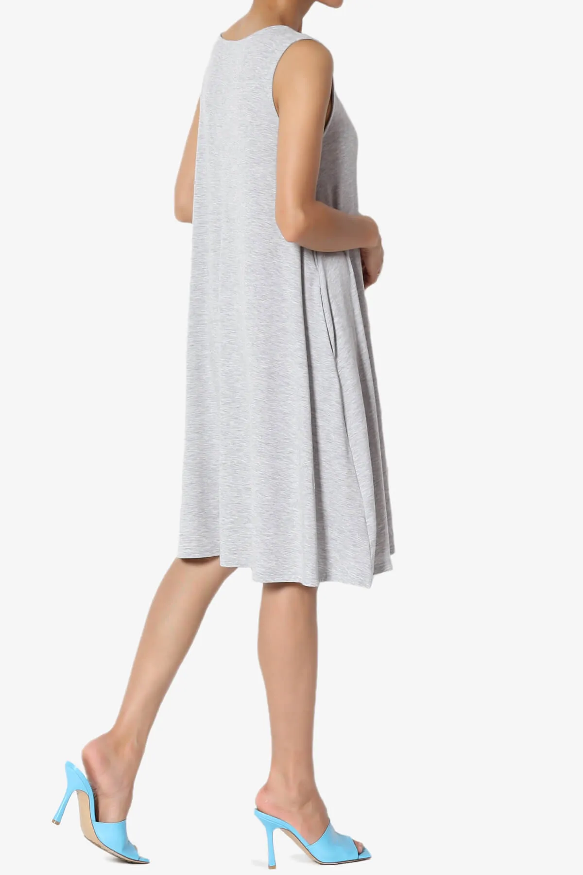 Allie Sleeveless Jersey A-Line Dress