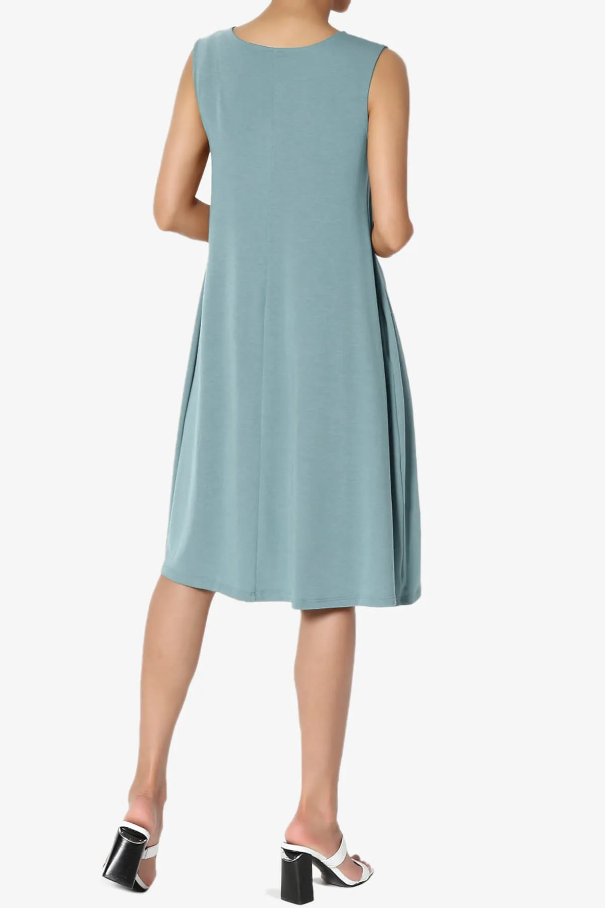 Allie Sleeveless Jersey A-Line Dress