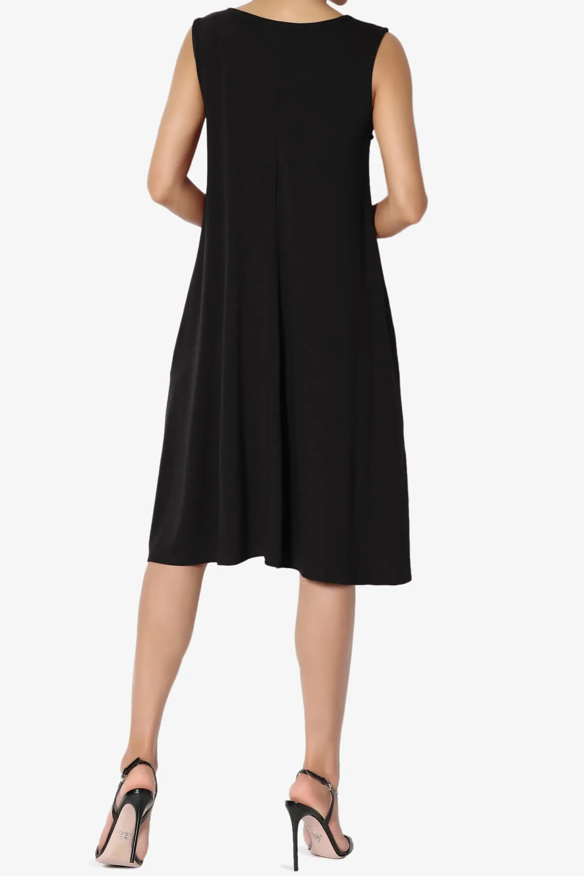 Allie Sleeveless Jersey A-Line Dress