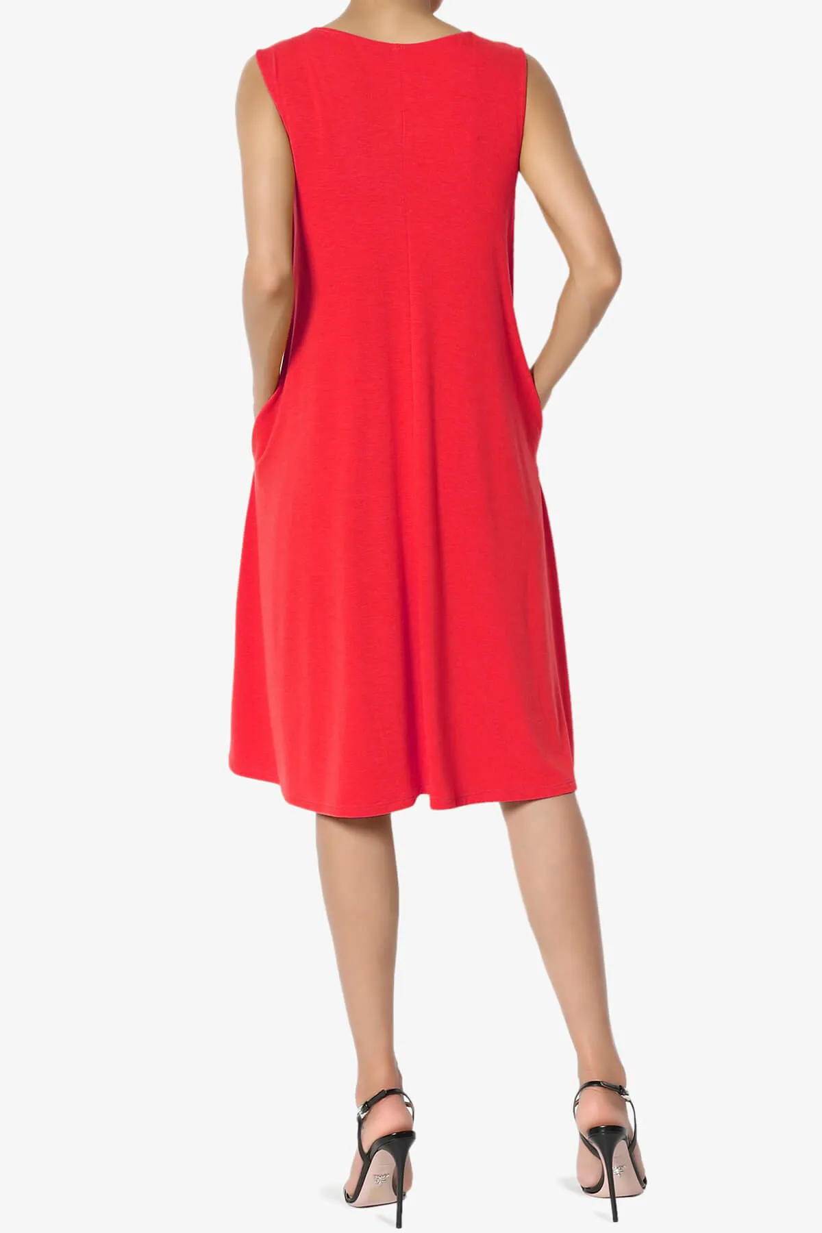 Allie Sleeveless Jersey A-Line Dress
