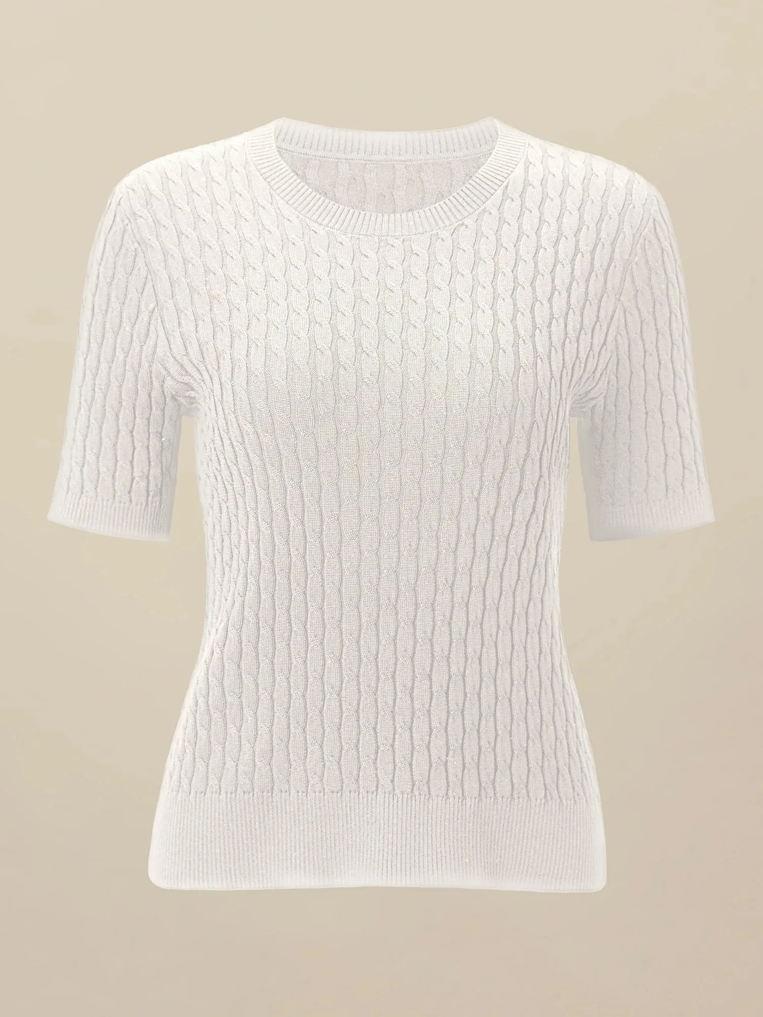 Amoretu 100% Lyocell Knit Sweater Top