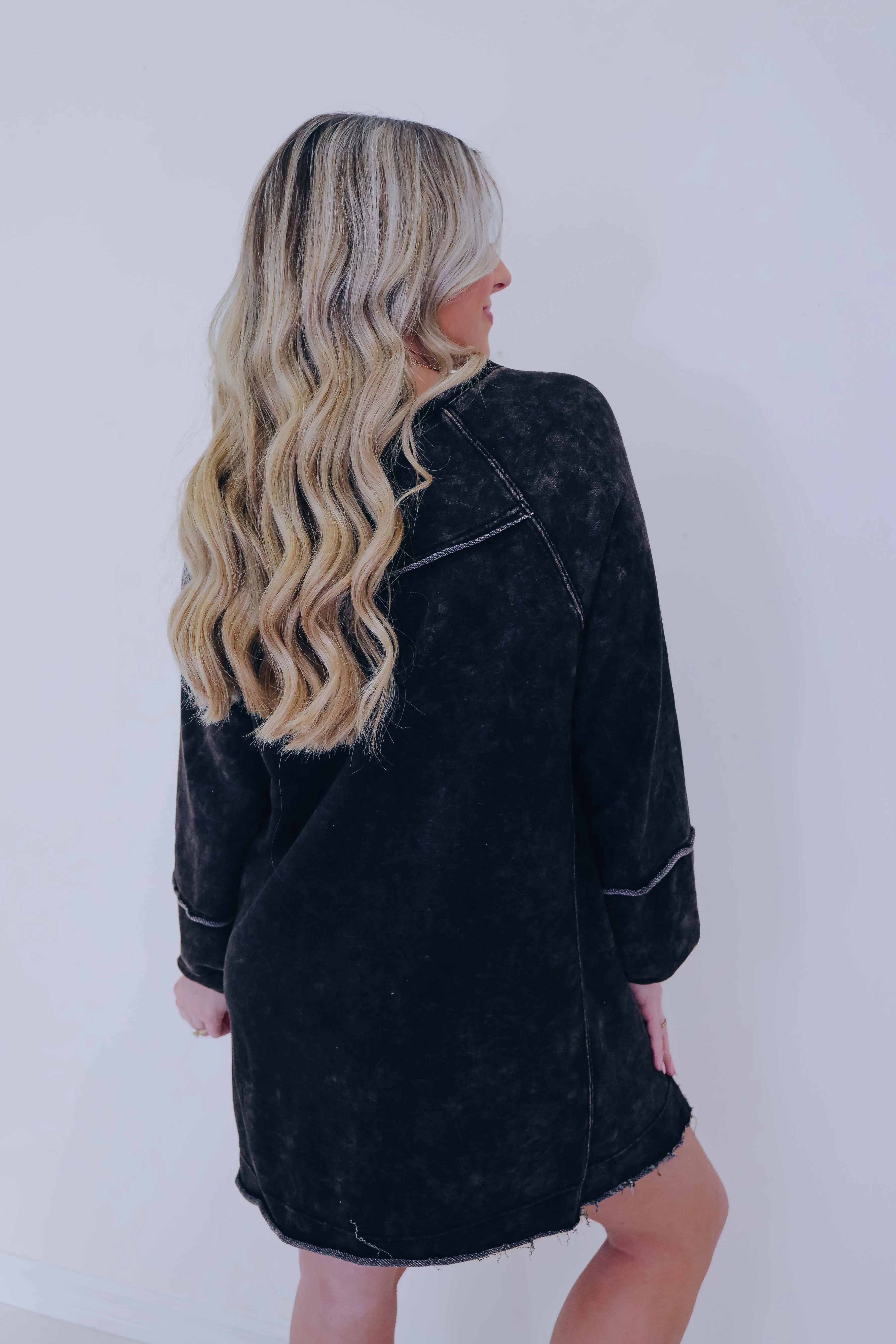 Annie A-Line Sweatshirt Dress - 4 Colors