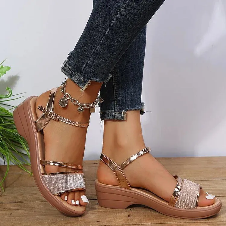 Clara™️ | Orthopedic Wedge Sandals