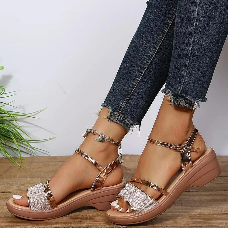 Clara™️ | Orthopedic Wedge Sandals