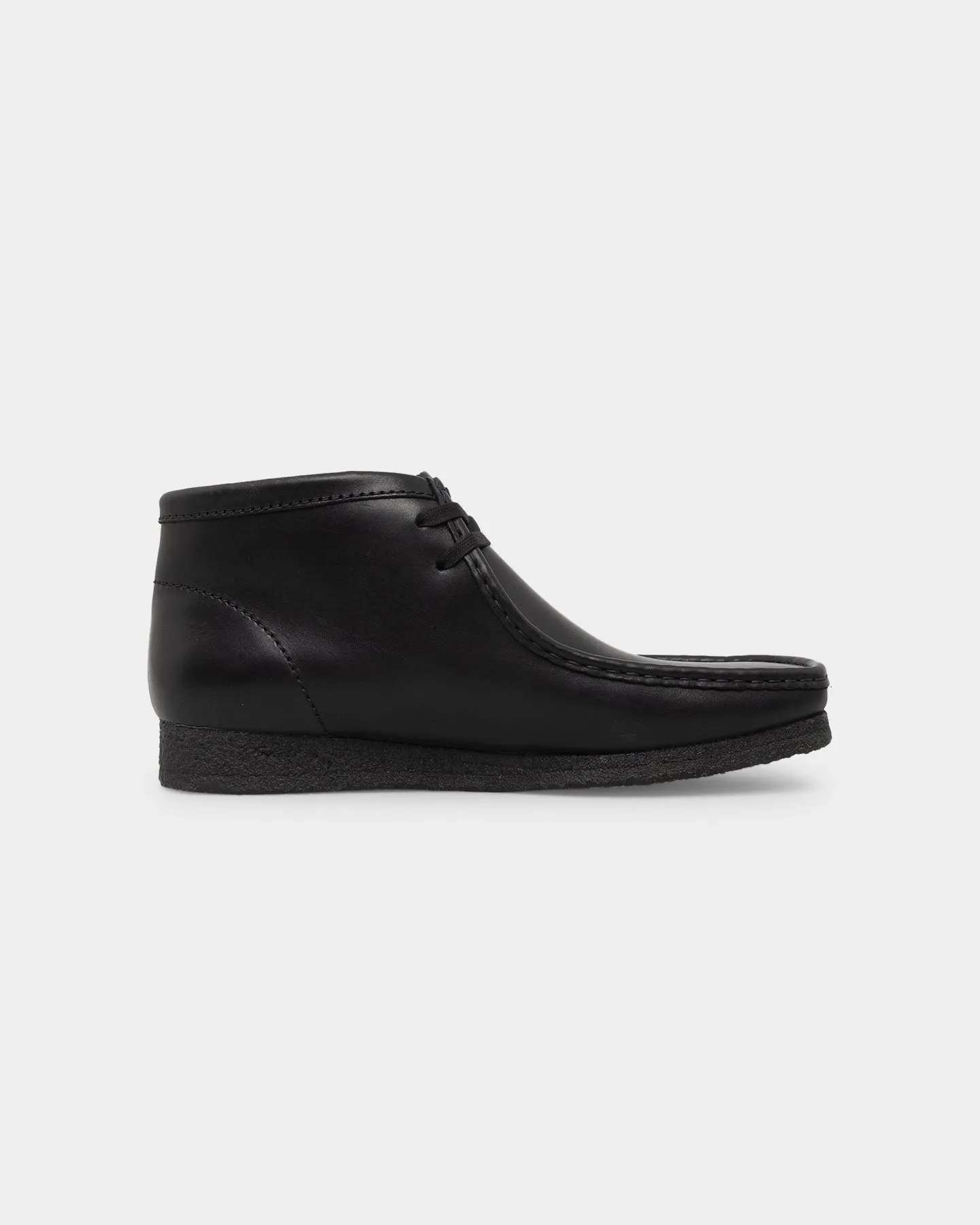 Clarks Originals Wallabee Boot (M) Black Leather