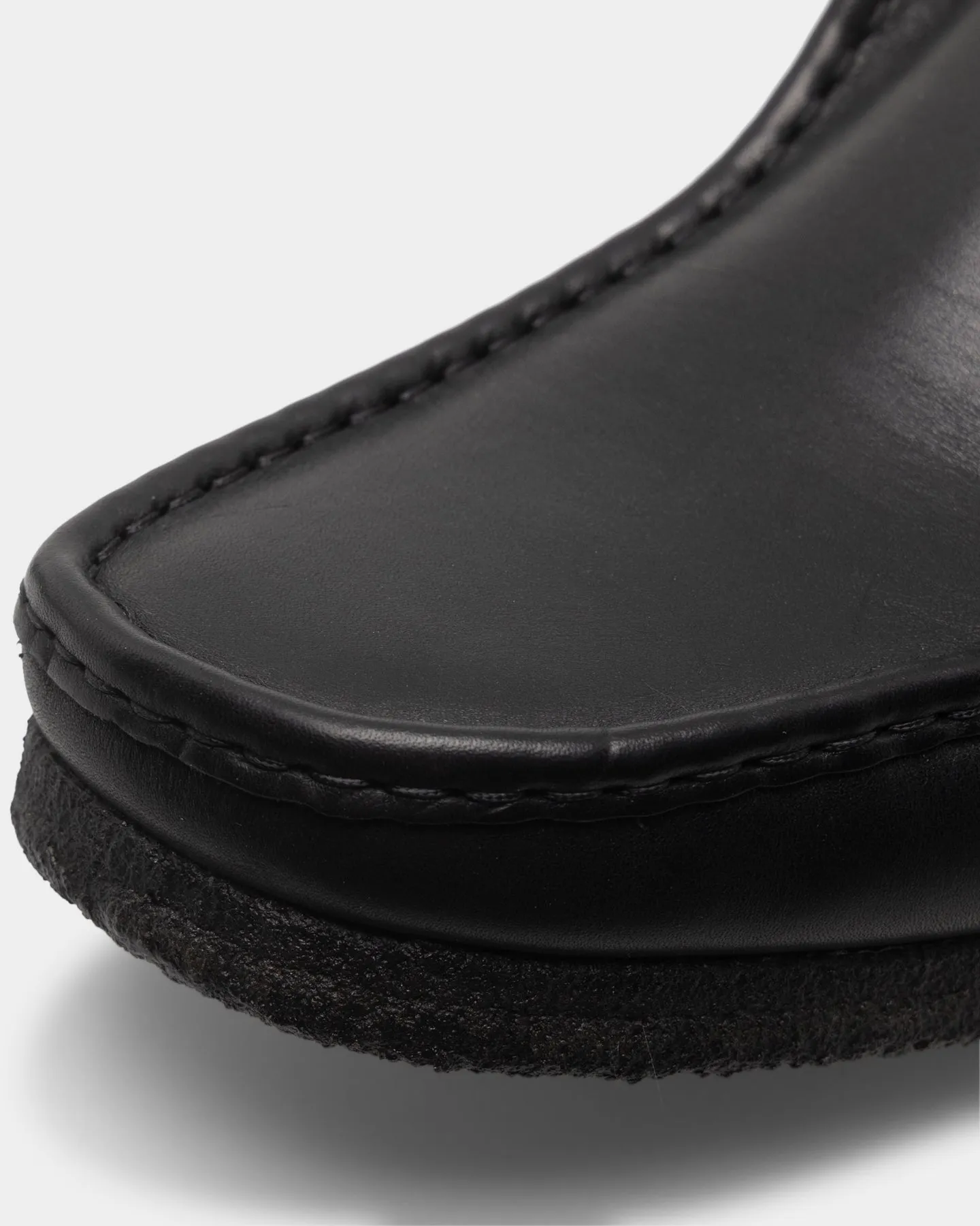 Clarks Originals Wallabee Boot (M) Black Leather