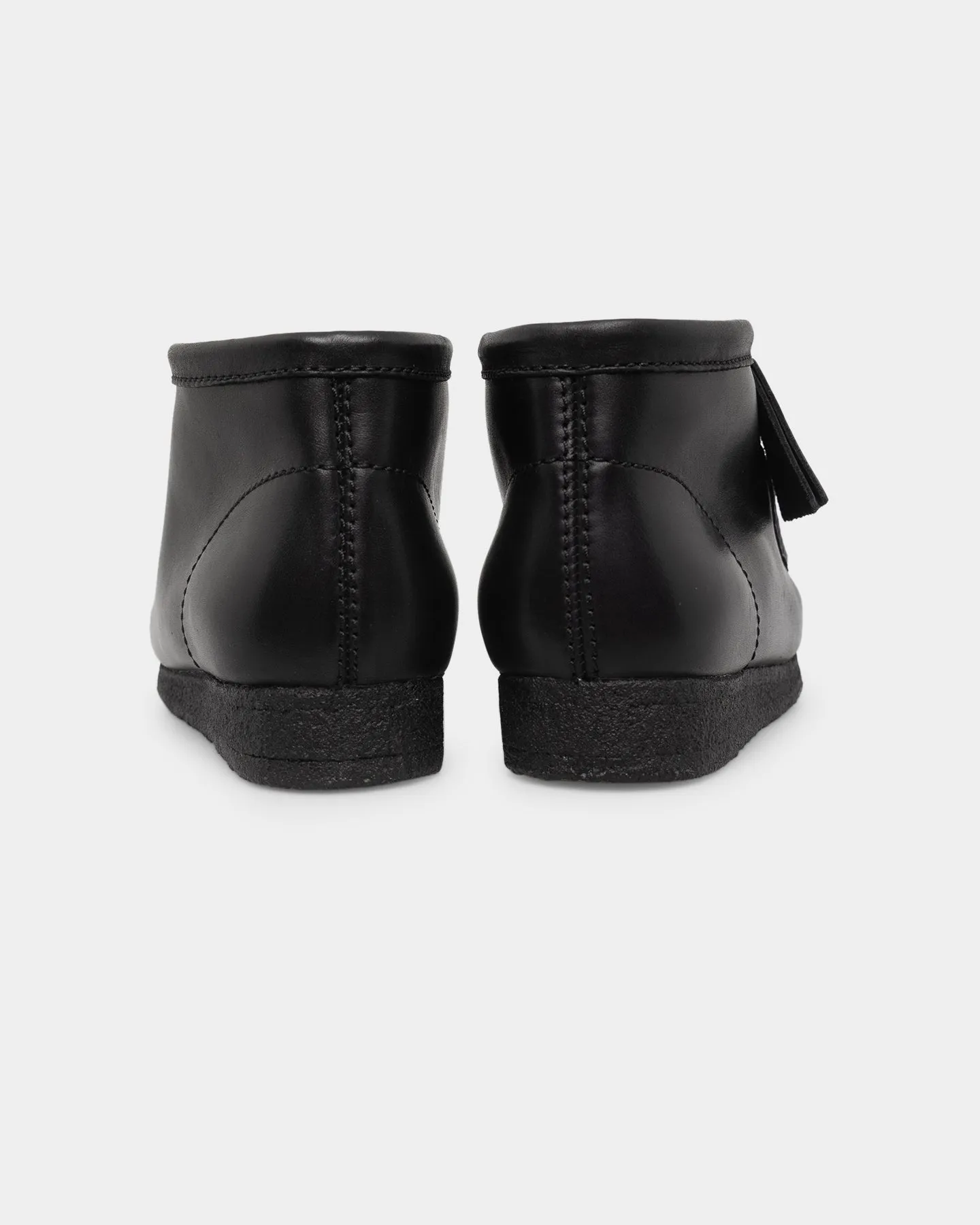 Clarks Originals Wallabee Boot (M) Black Leather