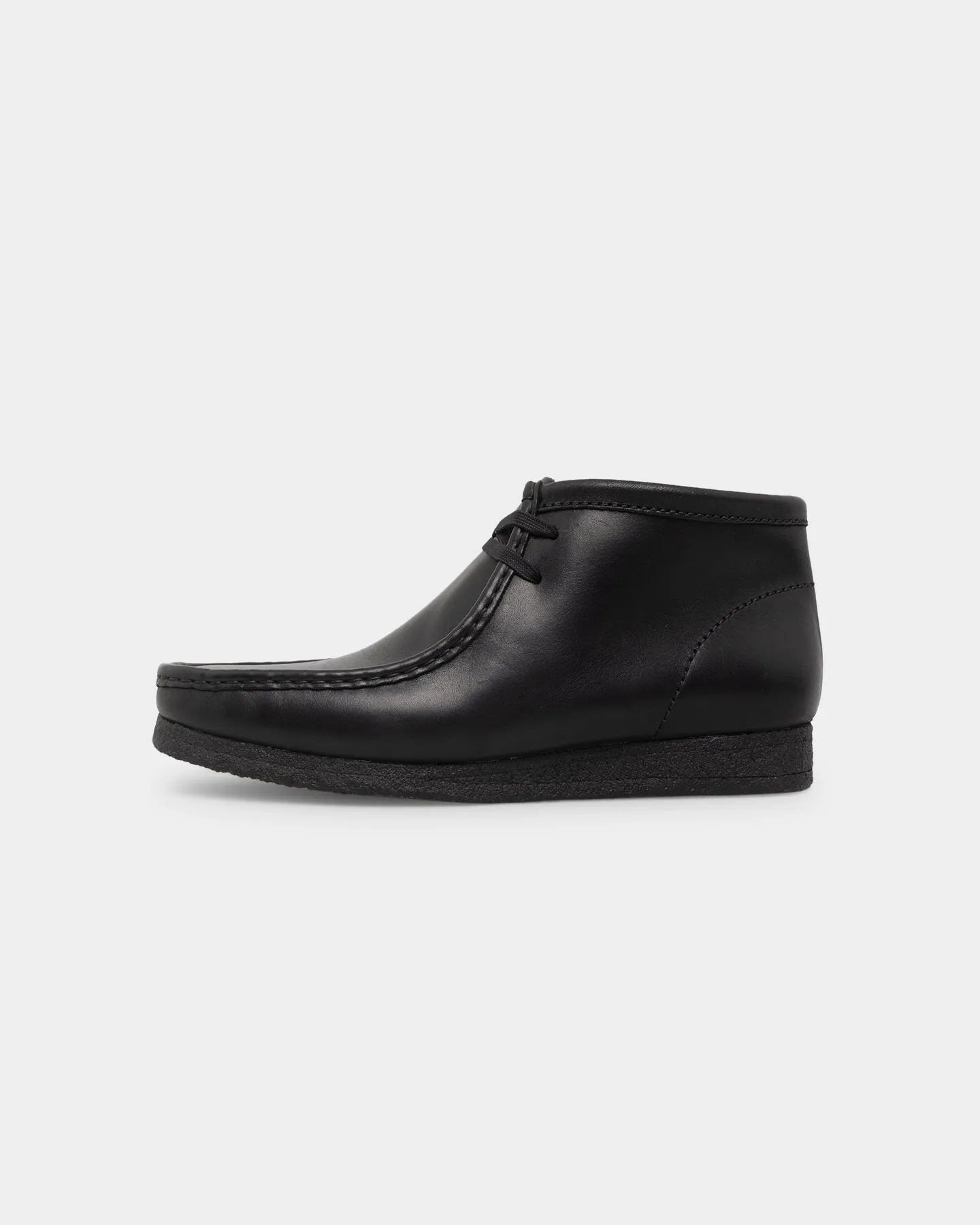 Clarks Originals Wallabee Boot (M) Black Leather