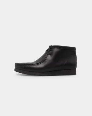 Clarks Originals Wallabee Boot (M) Black Leather