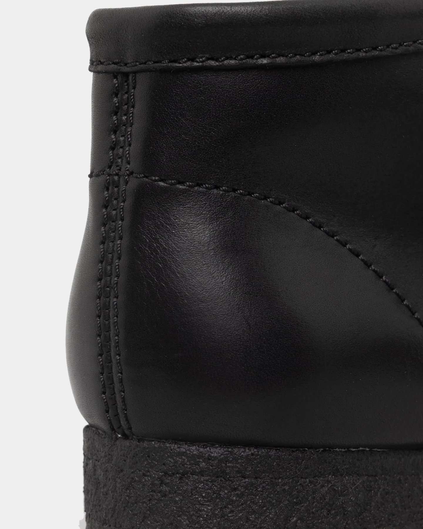 Clarks Originals Wallabee Boot (M) Black Leather