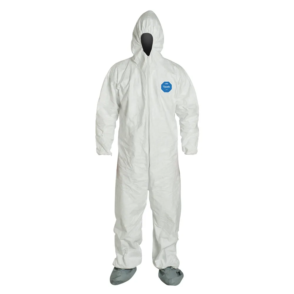 Coveralls - DuPont Tyvek® 400 Comfort Fit Coveralls with Storm Flap (Case of 25) TY122S