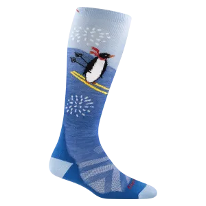 Darn Tough Kids Penguin Peak Over-the-Calf Midweight Ski & Snowboard Sock