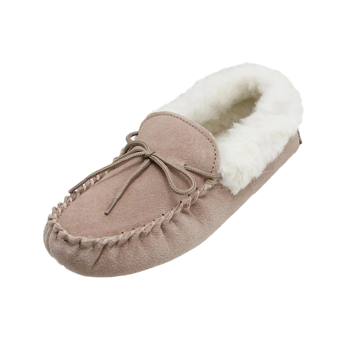Deluxe Ladies 'Sophie' Sheepskin Moccasin with Soft Sole