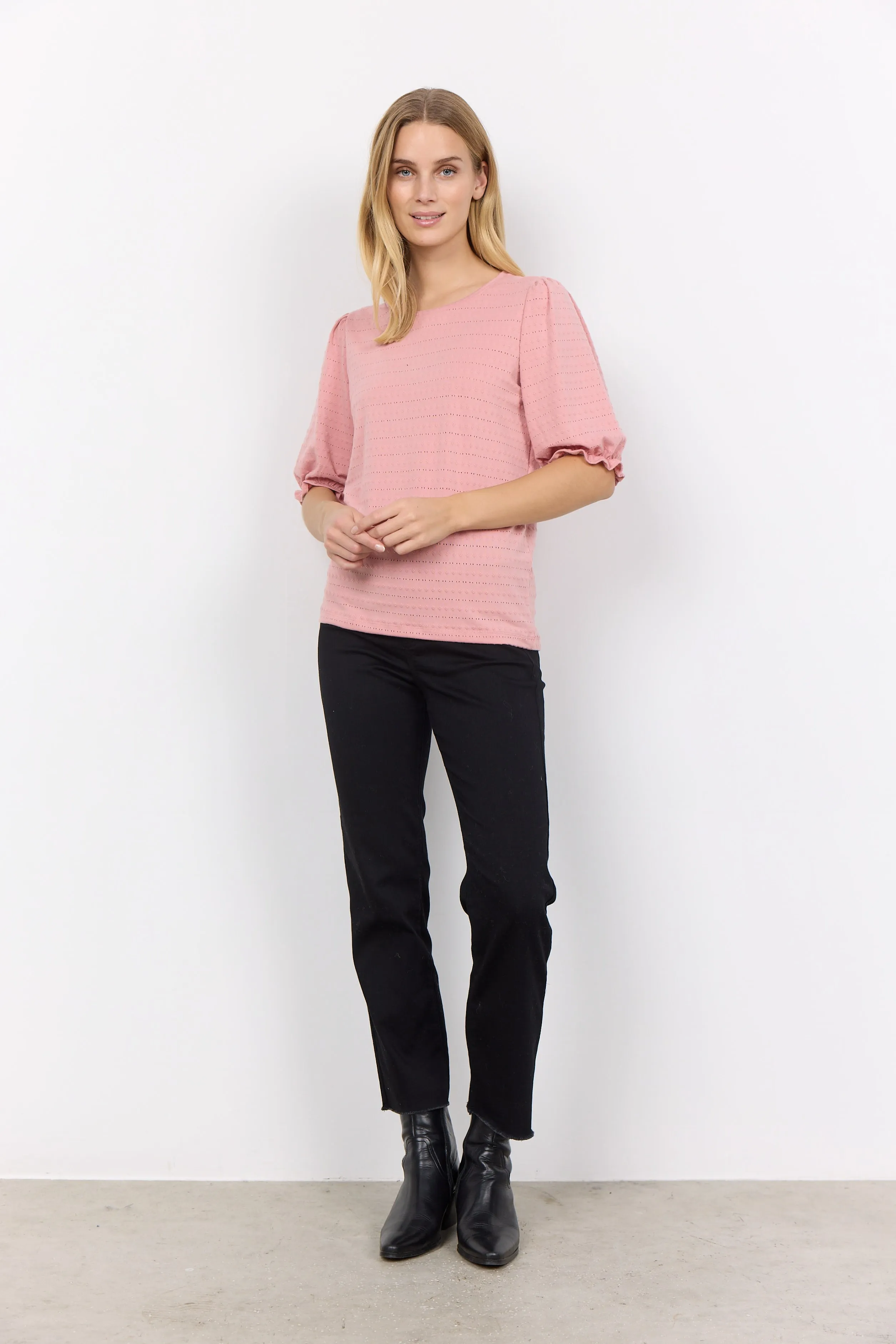 Fadime Pucker Sleeve Tee