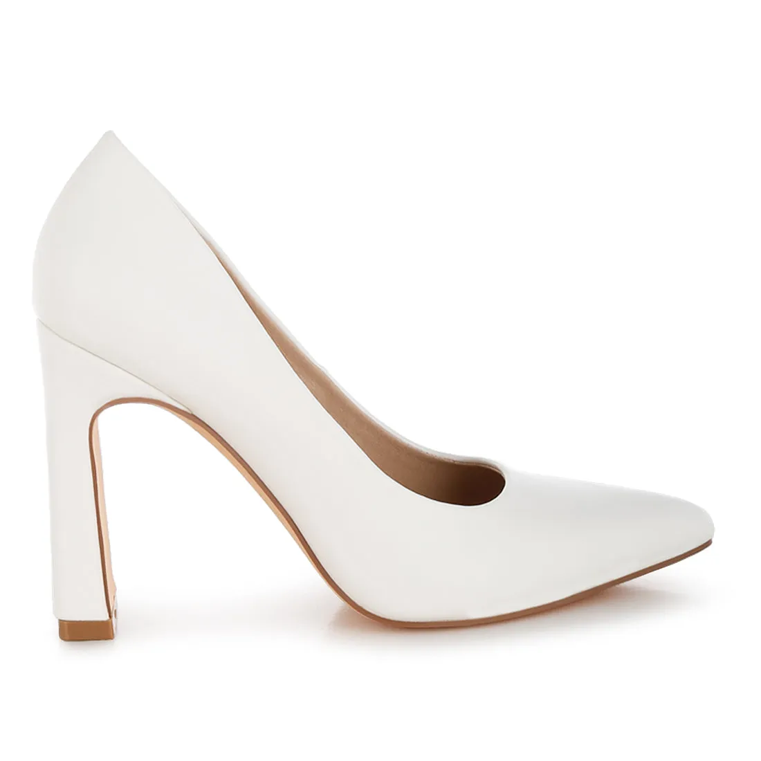 Faux Leather Pumps