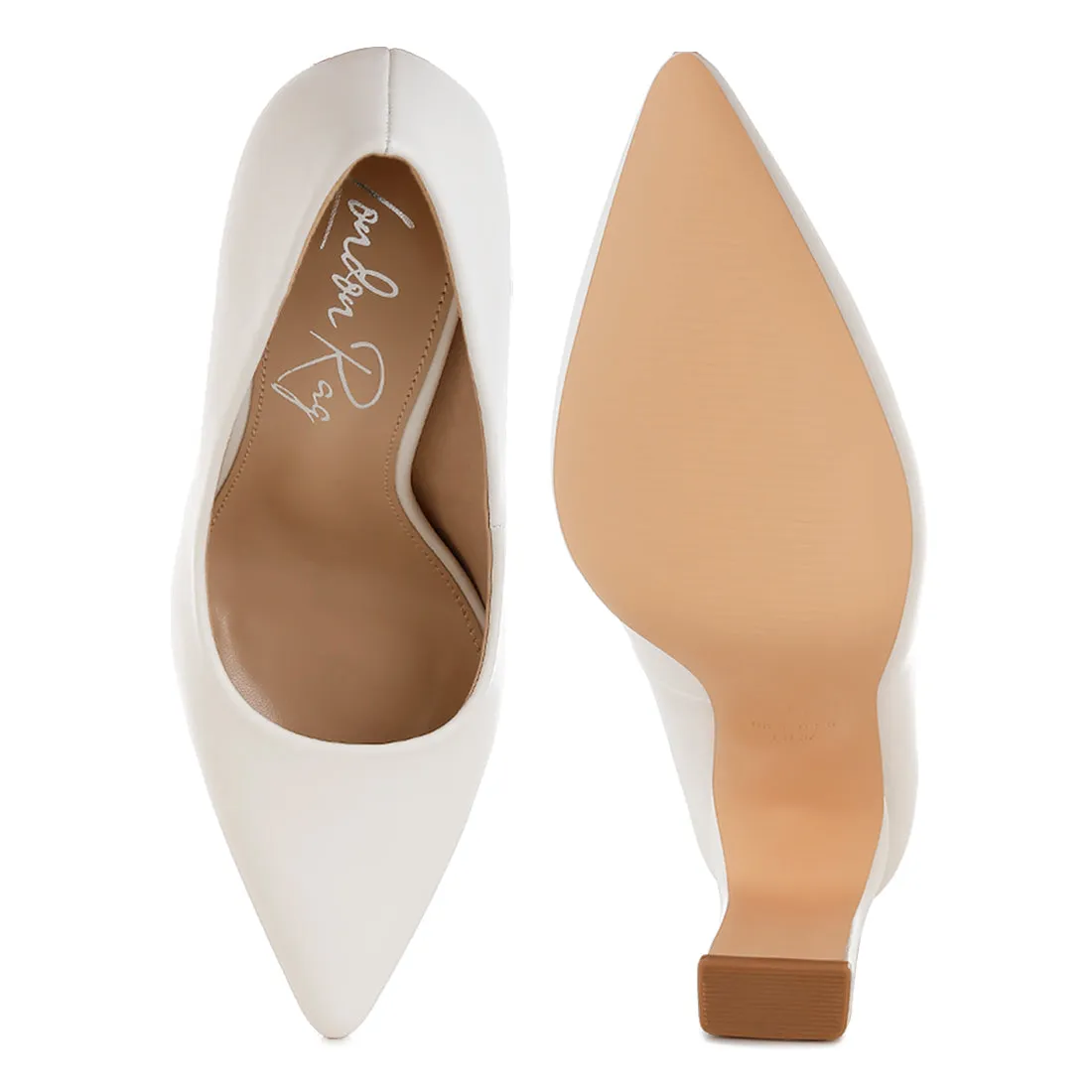 Faux Leather Pumps
