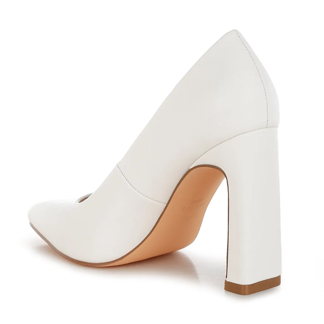 Faux Leather Pumps
