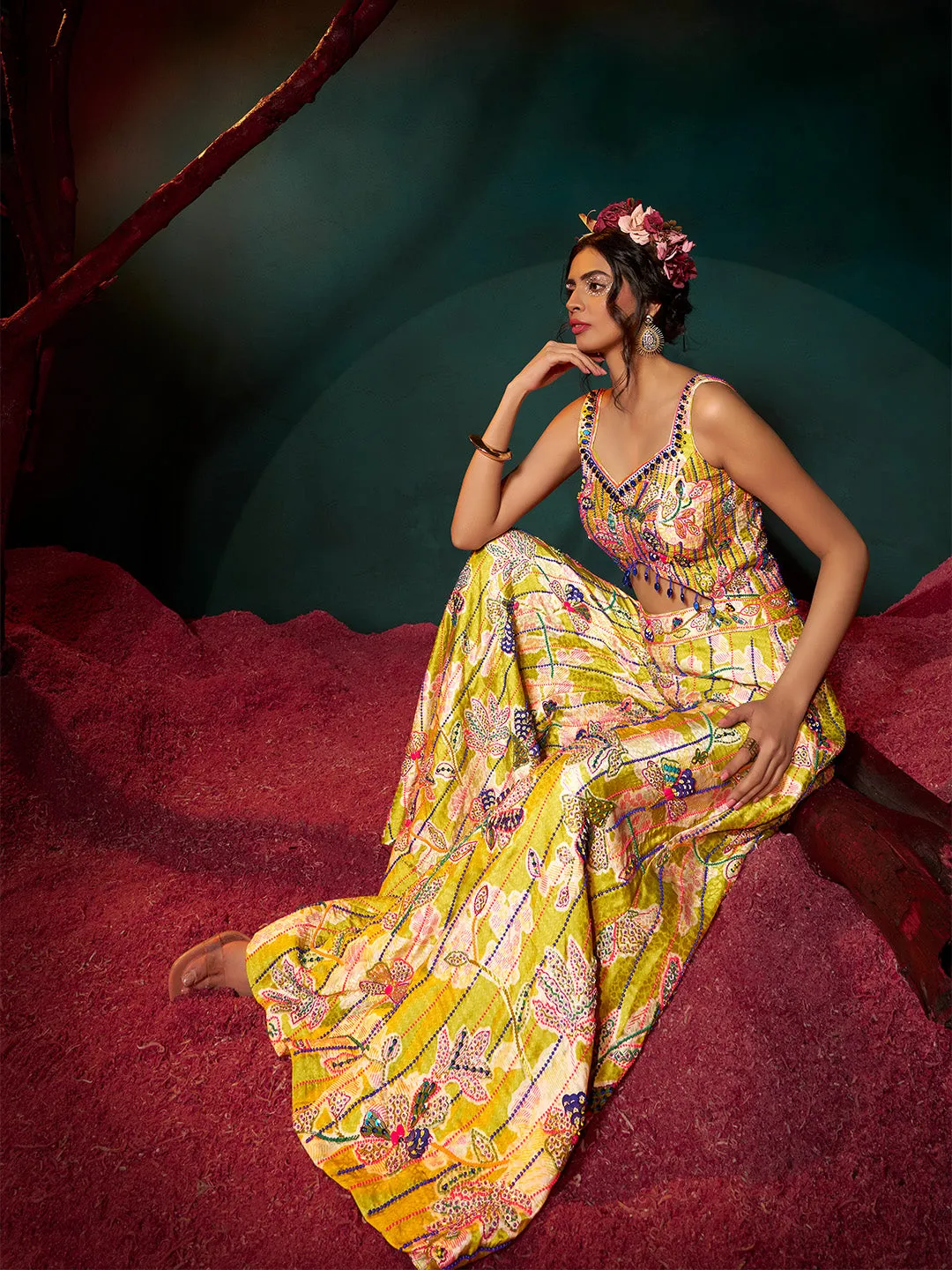 Flashy Floral printed Chic Jumpsuit