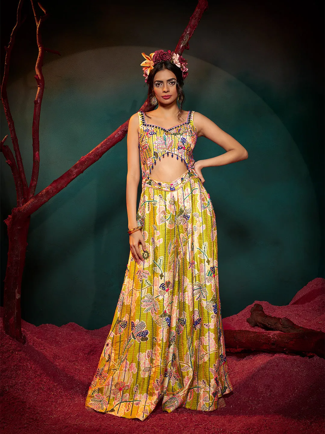 Flashy Floral printed Chic Jumpsuit
