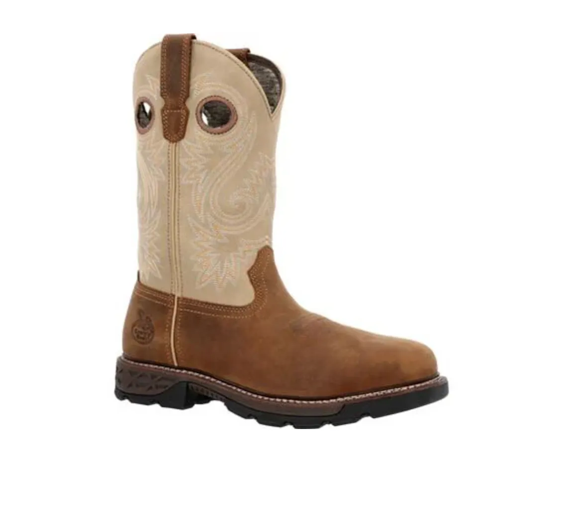 GEORGIA BOOT CARBO-TEC FLX 11" ALLOY TOE PULL ON WORK BOOT #GB00670