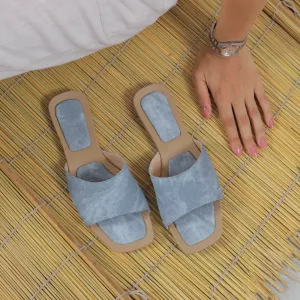 Jeans slippers