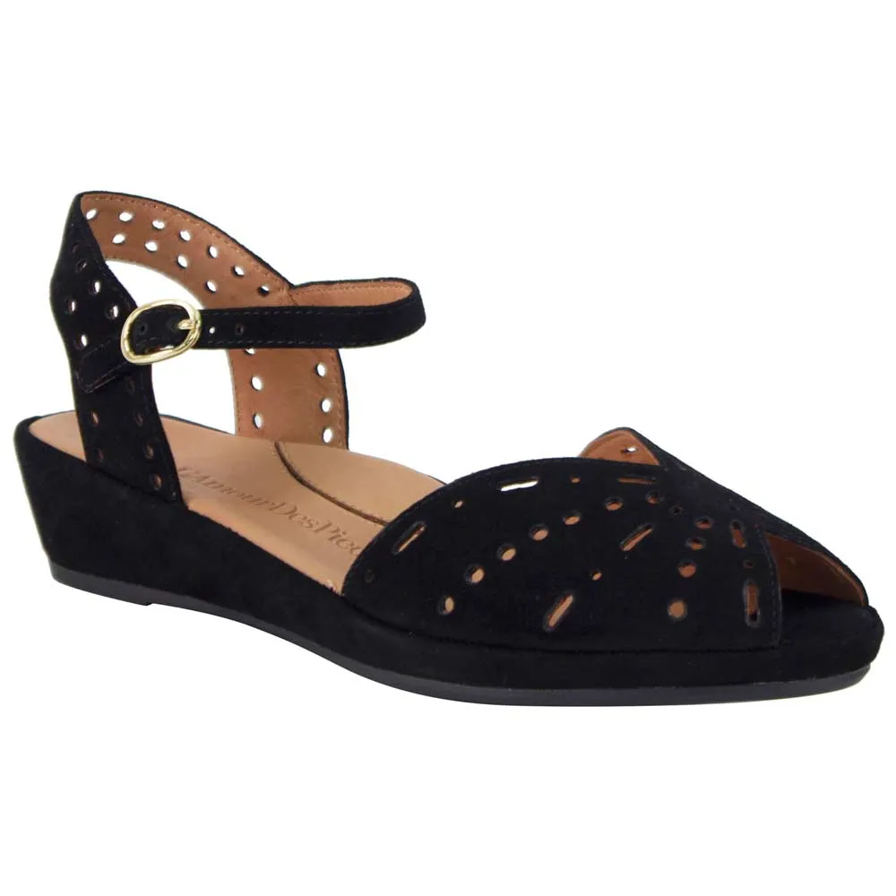 L'Amour Des Pieds Women's Brenn Sandals Black Suede