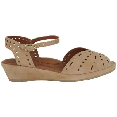 L'Amour Des Pieds Women's Brenn Sandals Cognac Suede