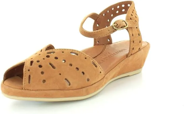 L'Amour Des Pieds Women's Brenn Sandals Cognac Suede