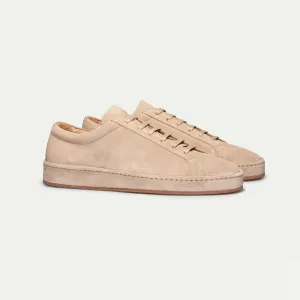 Light Beige Suede Eirene Lace Up Sneakers - AW24