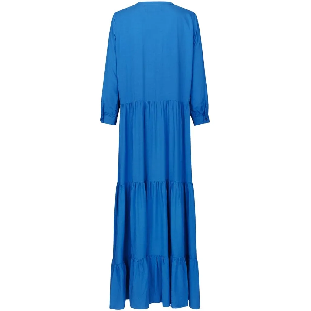 Lollys Laundry - NeeLL Maxi Dress LS 90028-3006 - 20 Blue