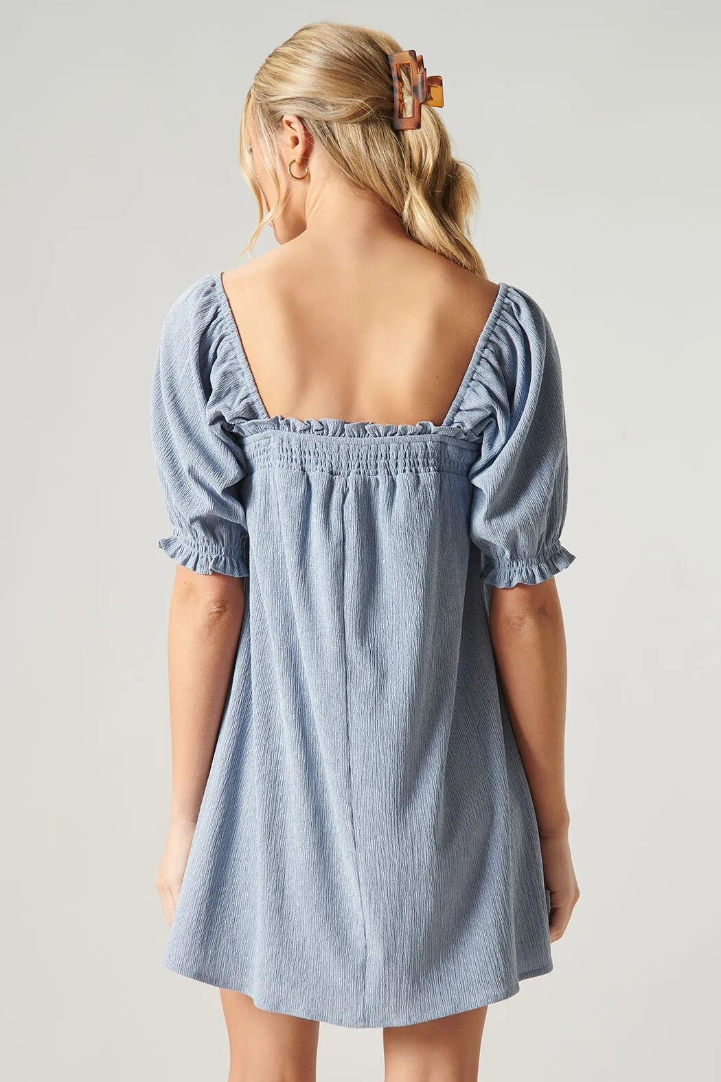 Miss Sunshine Convertible Sleeve Babydoll Dress