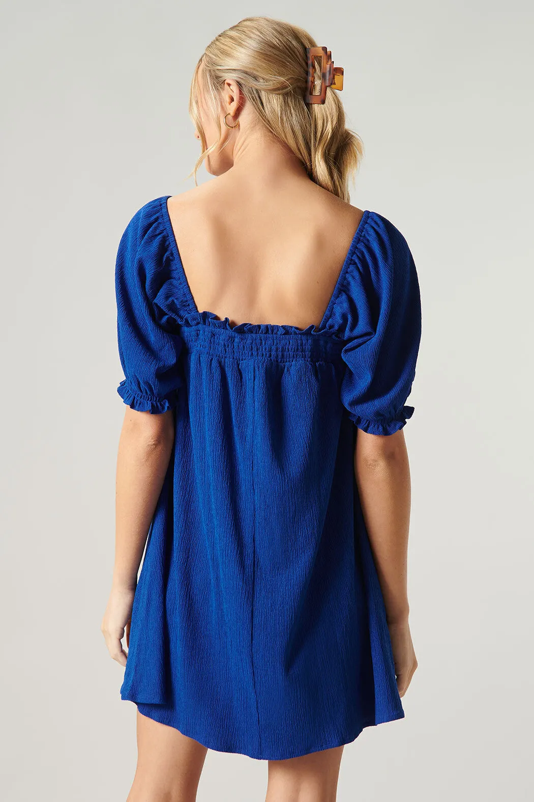 Miss Sunshine Convertible Sleeve Babydoll Dress