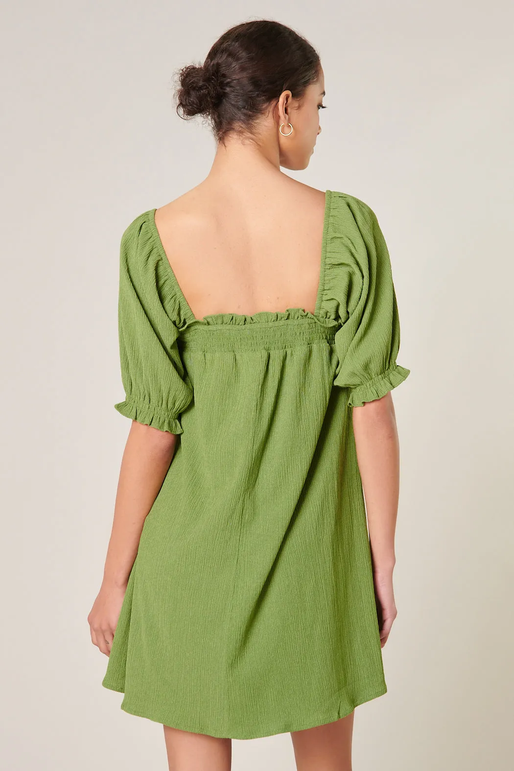 Miss Sunshine Convertible Sleeve Babydoll Dress