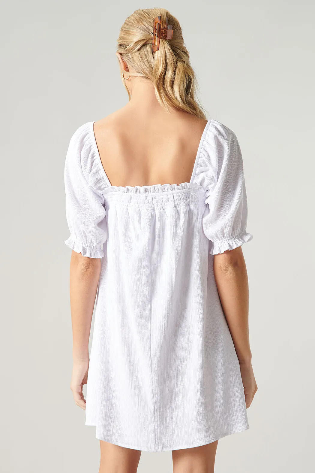Miss Sunshine Convertible Sleeve Babydoll Dress