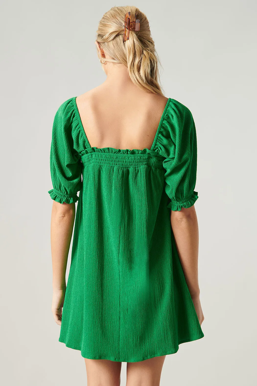 Miss Sunshine Convertible Sleeve Babydoll Dress