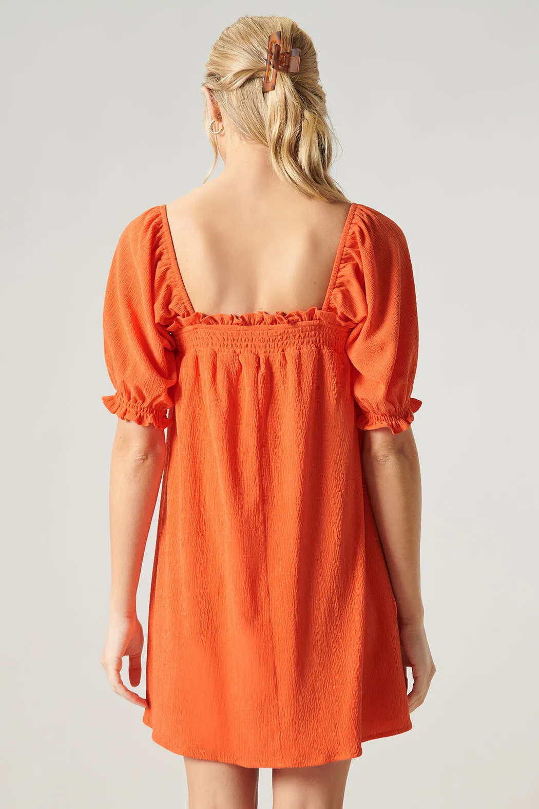 Miss Sunshine Convertible Sleeve Babydoll Dress