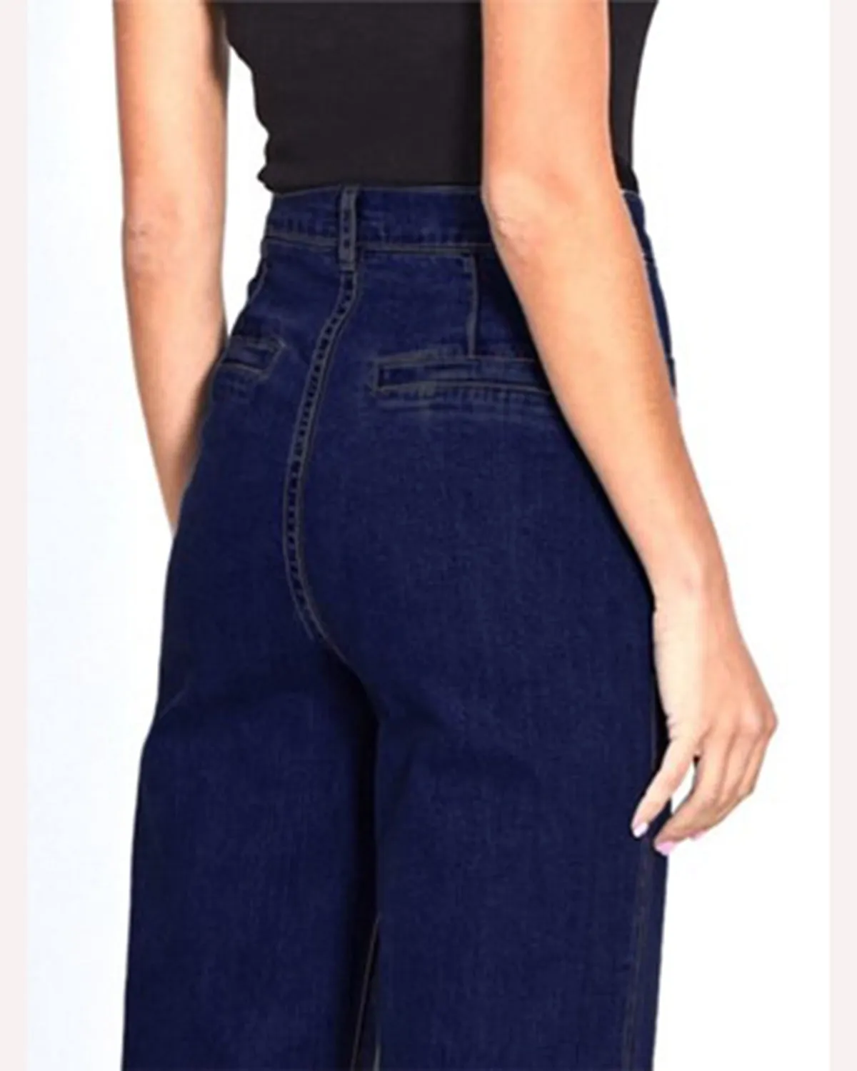 Monaco Jeans Milan Wide Leg Jean - Ink