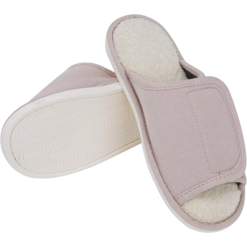 Non Slip Arthritis Slippers – Open Toe with Velcro Closure