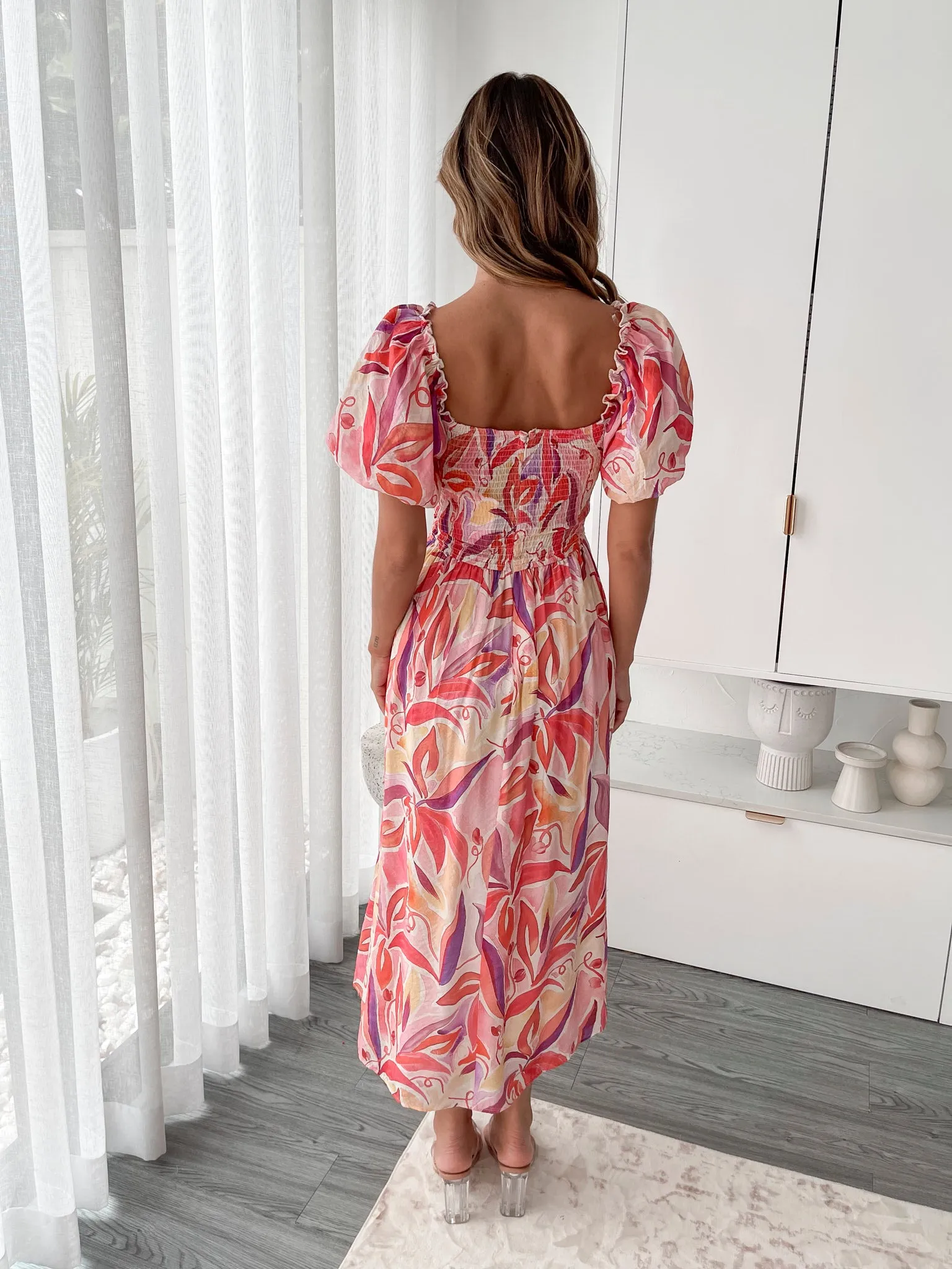 Orynn Dress - Pink Print