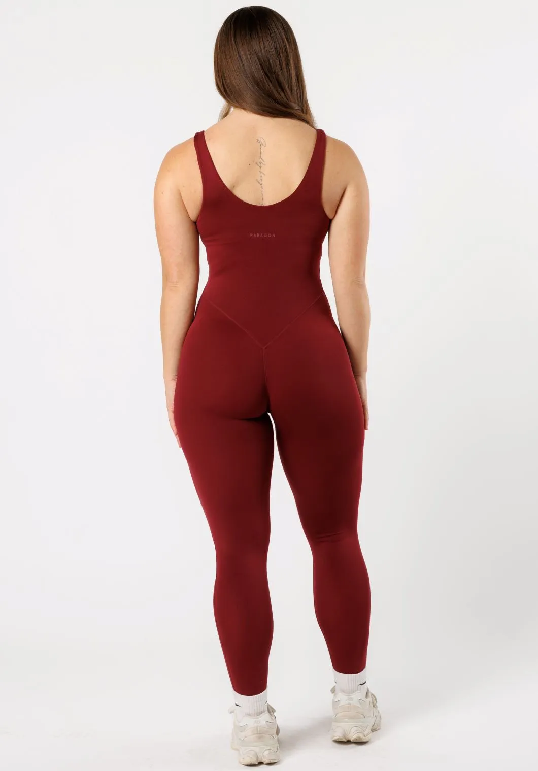 Reluna™ AirBrushed Sculptseam® Jumpsuit Red Velvet