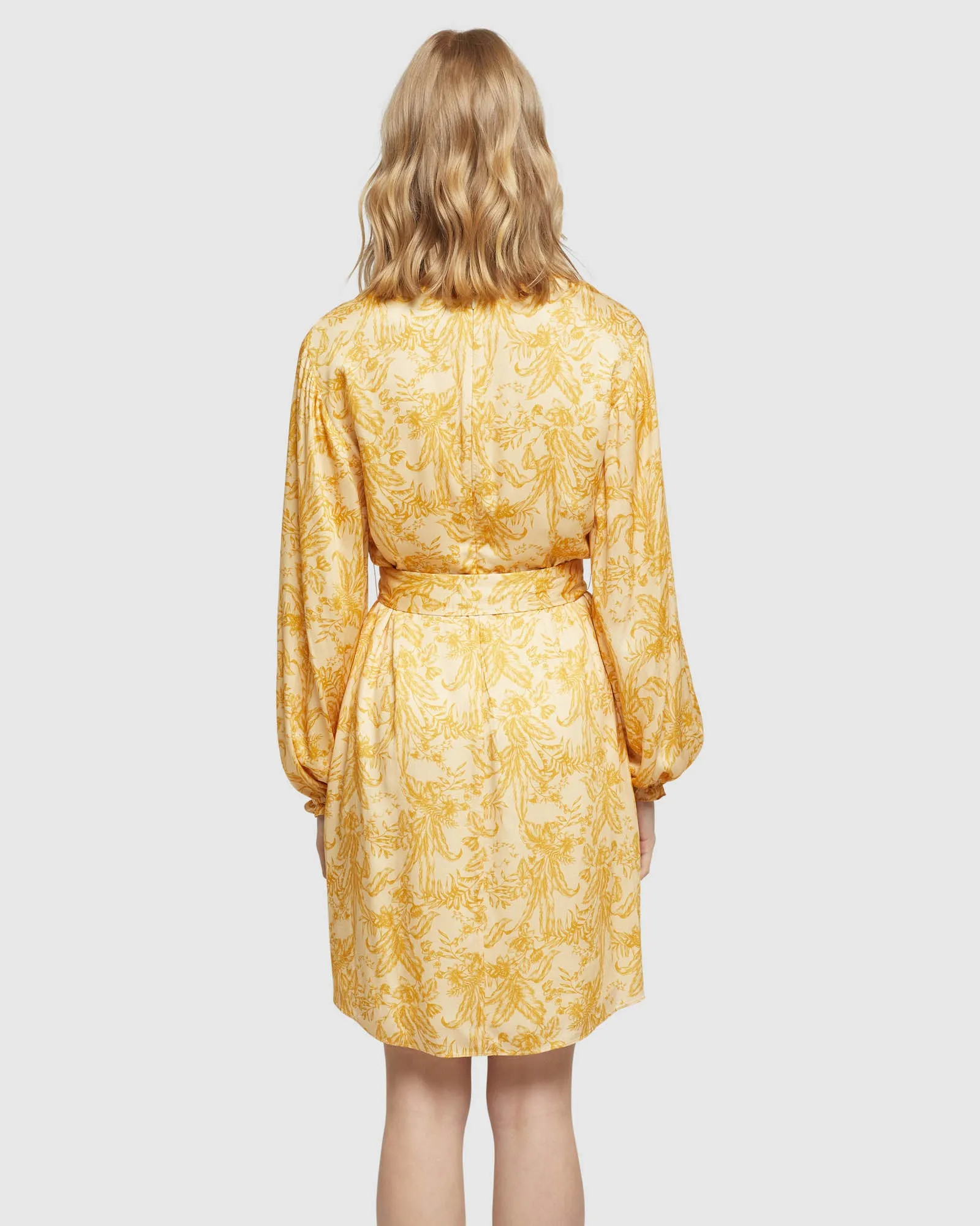 Trivia Tropical Print Dress