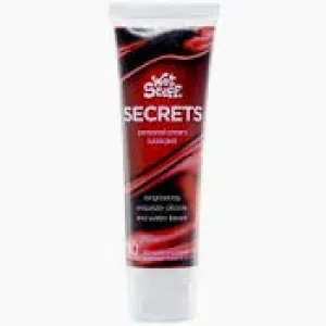 Wet Stuff Secrets Long Lasting Exquisite Silicone and Water Based Lubricant 90g Personal Cream Lubricant