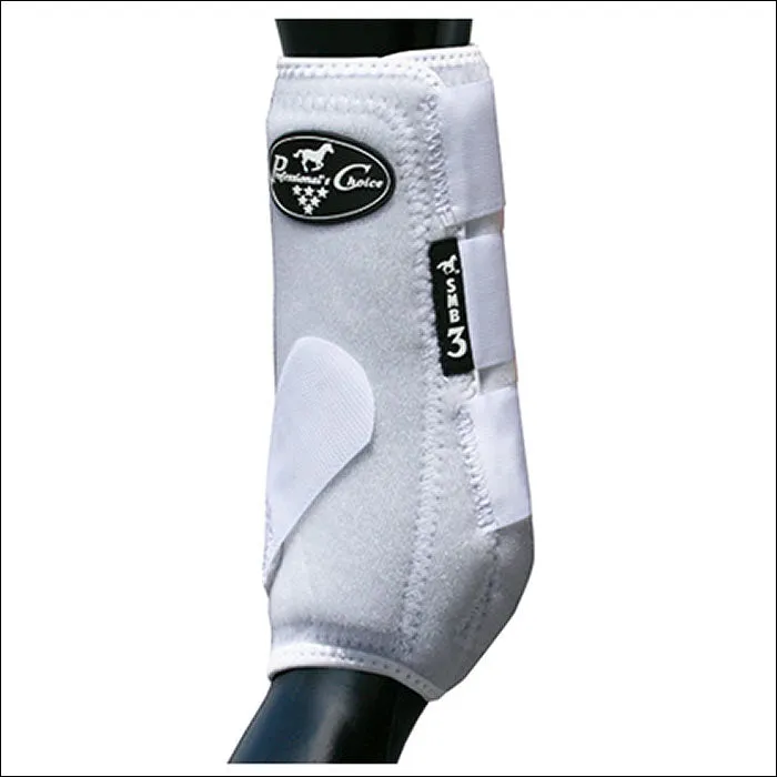 White Medium Professional Choice Smb-3 Sports Medicine Horse Boots Sold In Pair
