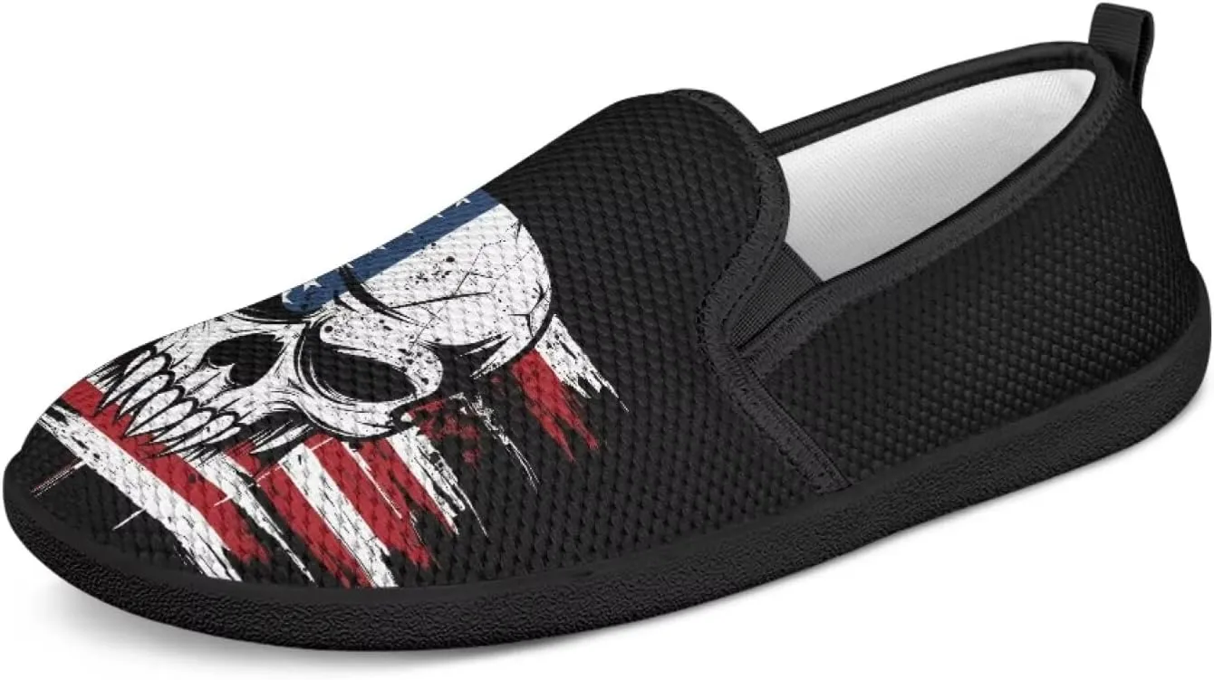 Women's Mesh Flats Shoes Breathable Low Top Slip On Sneakers Fashion Comfort Ladies Walking Travel Loafers