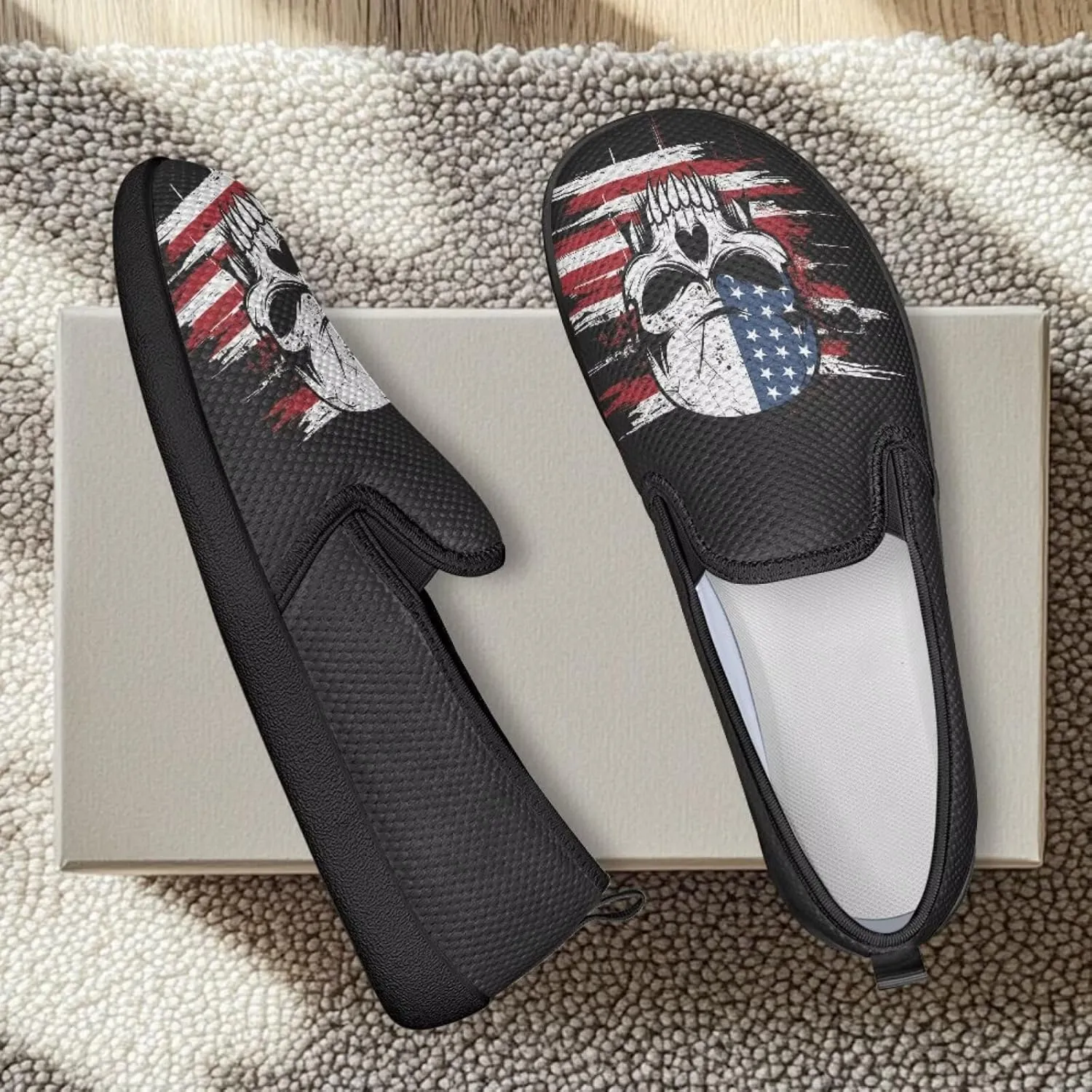 Women's Mesh Flats Shoes Breathable Low Top Slip On Sneakers Fashion Comfort Ladies Walking Travel Loafers