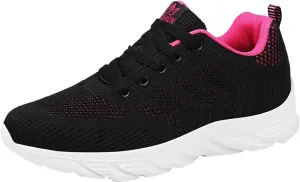 Womens Walking Shoes Casual Breathable Athletic Tennis Running Shoes Non Slip Lightweight Casual Sneakers