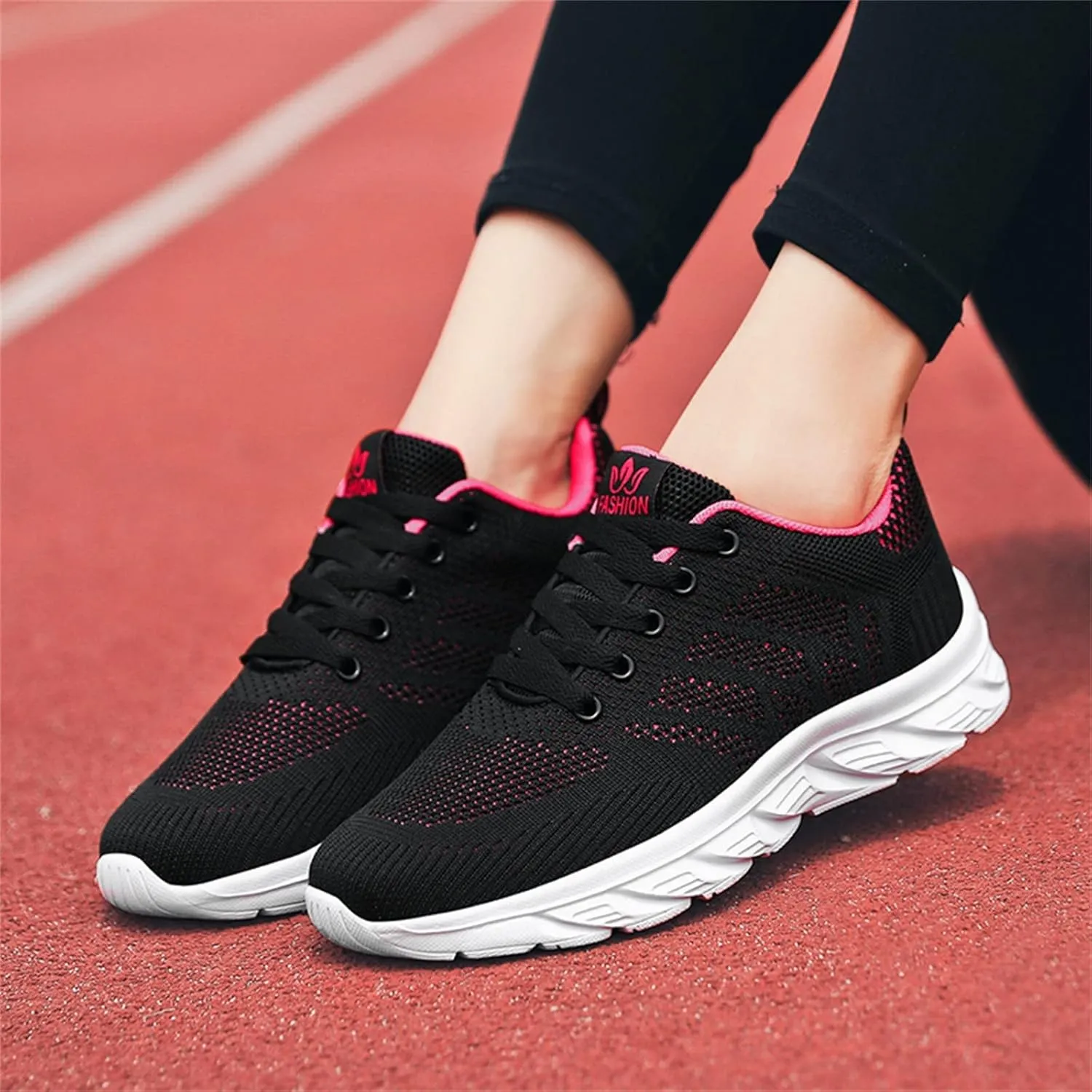 Womens Walking Shoes Casual Breathable Athletic Tennis Running Shoes Non Slip Lightweight Casual Sneakers