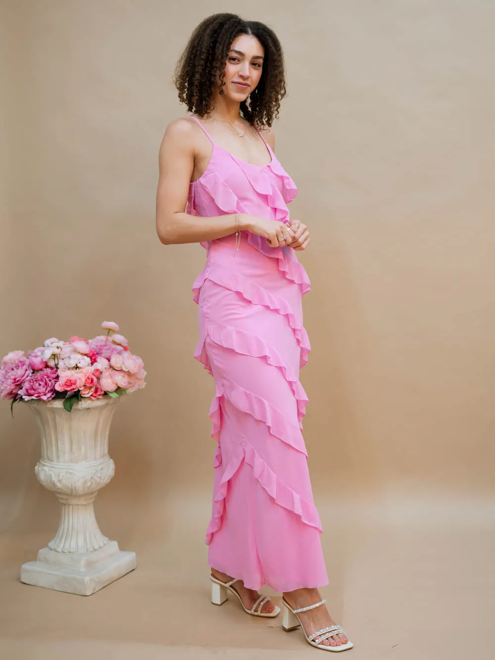 Wren Maxi Dress - Pink