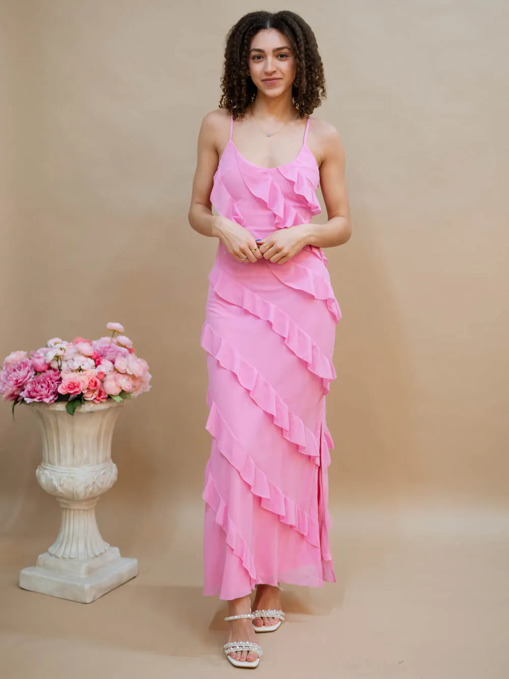 Wren Maxi Dress - Pink